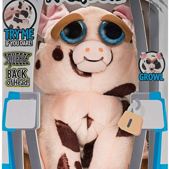 Feisty Pets Mort The Snort Spotted Pig Stuffed - Picture 6 of 9